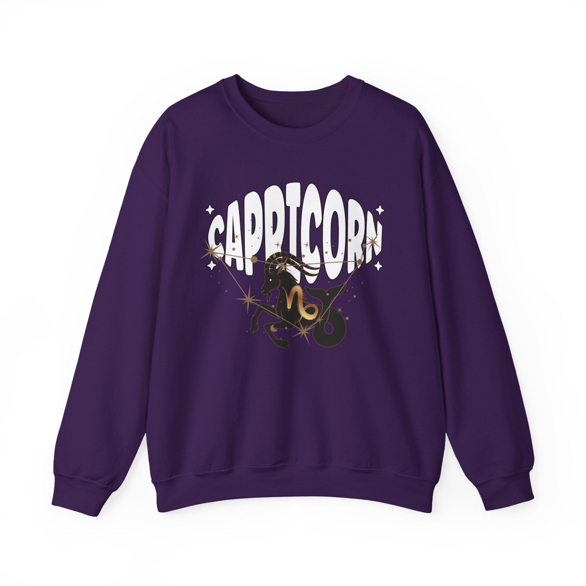 Capricorn Zodiac Casual Unisex Crewneck Sweatshirt